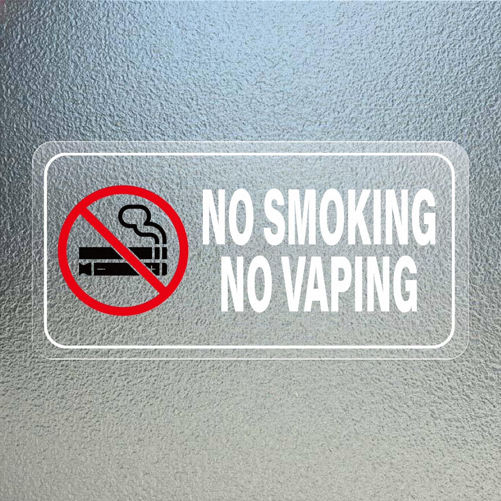 10 Pack 2×4 Inch No Smoking Sticker Self Adhesive Decals for Vehicles Cars