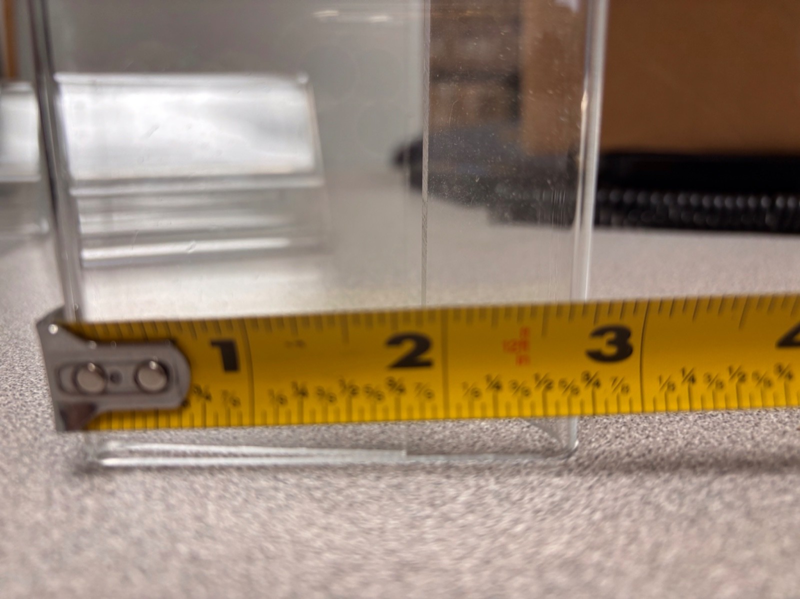 28 PCS Mini Sign Display Holder 3.5&Prime; x 2.75&Prime; L Shape Clear Acrylic