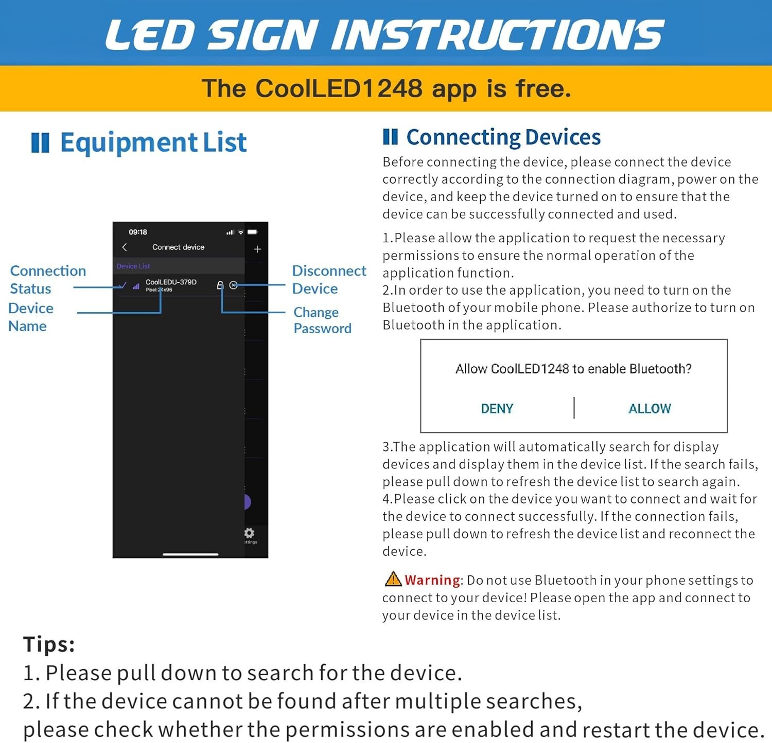 Scrolling Bright Advertising LED Signs, Flexible USB 5V LED Car Sign Bluetoot…