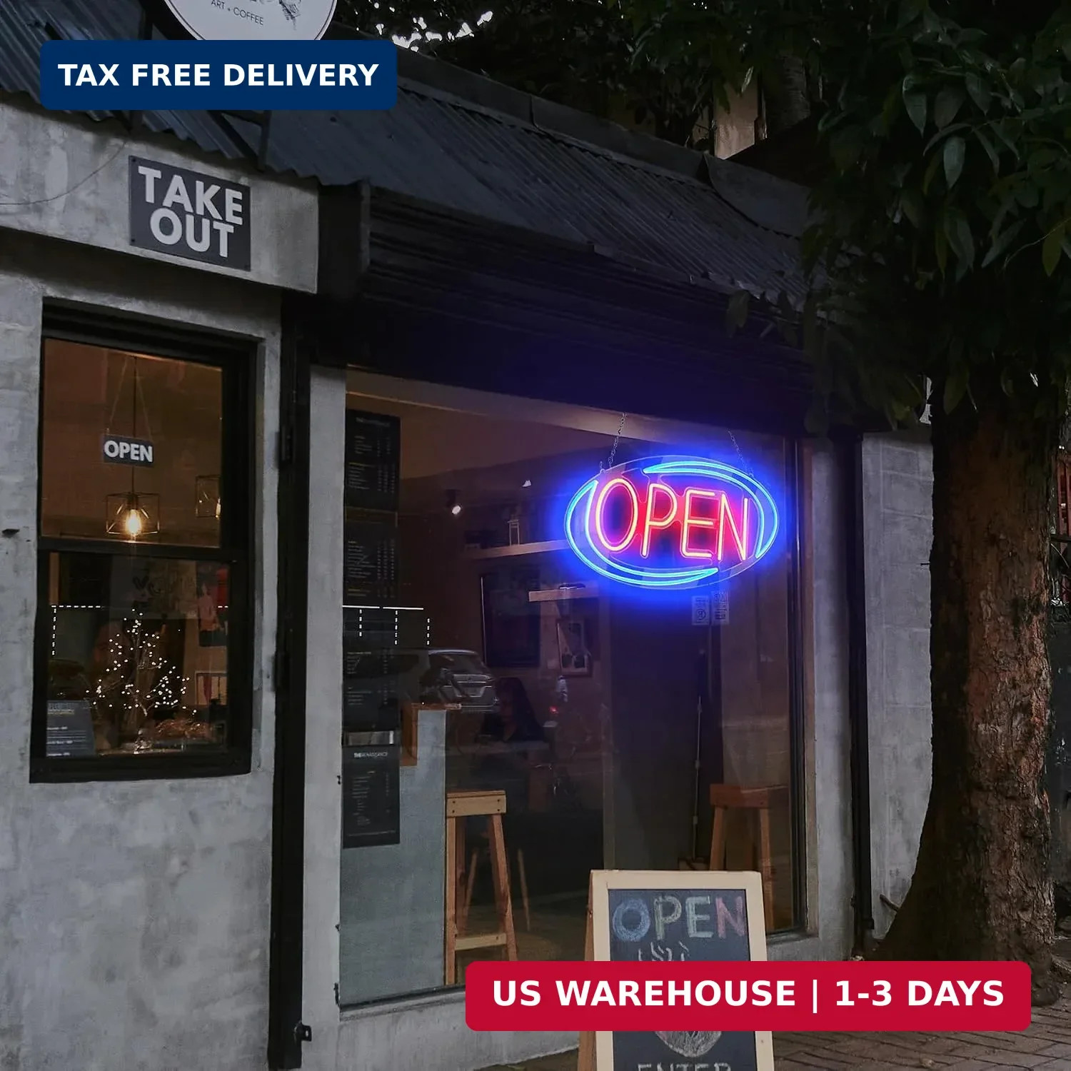 Open Signs for Business,Neon Open Sign Led,32&Prime;x 16&Prime;,Remote Control Open/Closed B