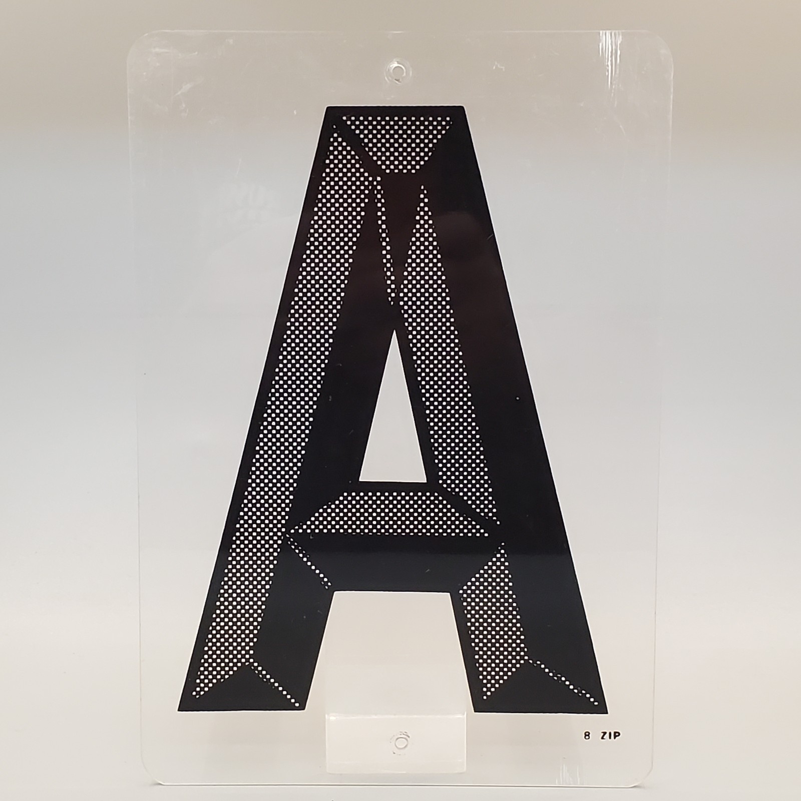 8&Prime; Zip Letters Marquee Plastic Sign Letters AD Font Changeable Outdoor Signage