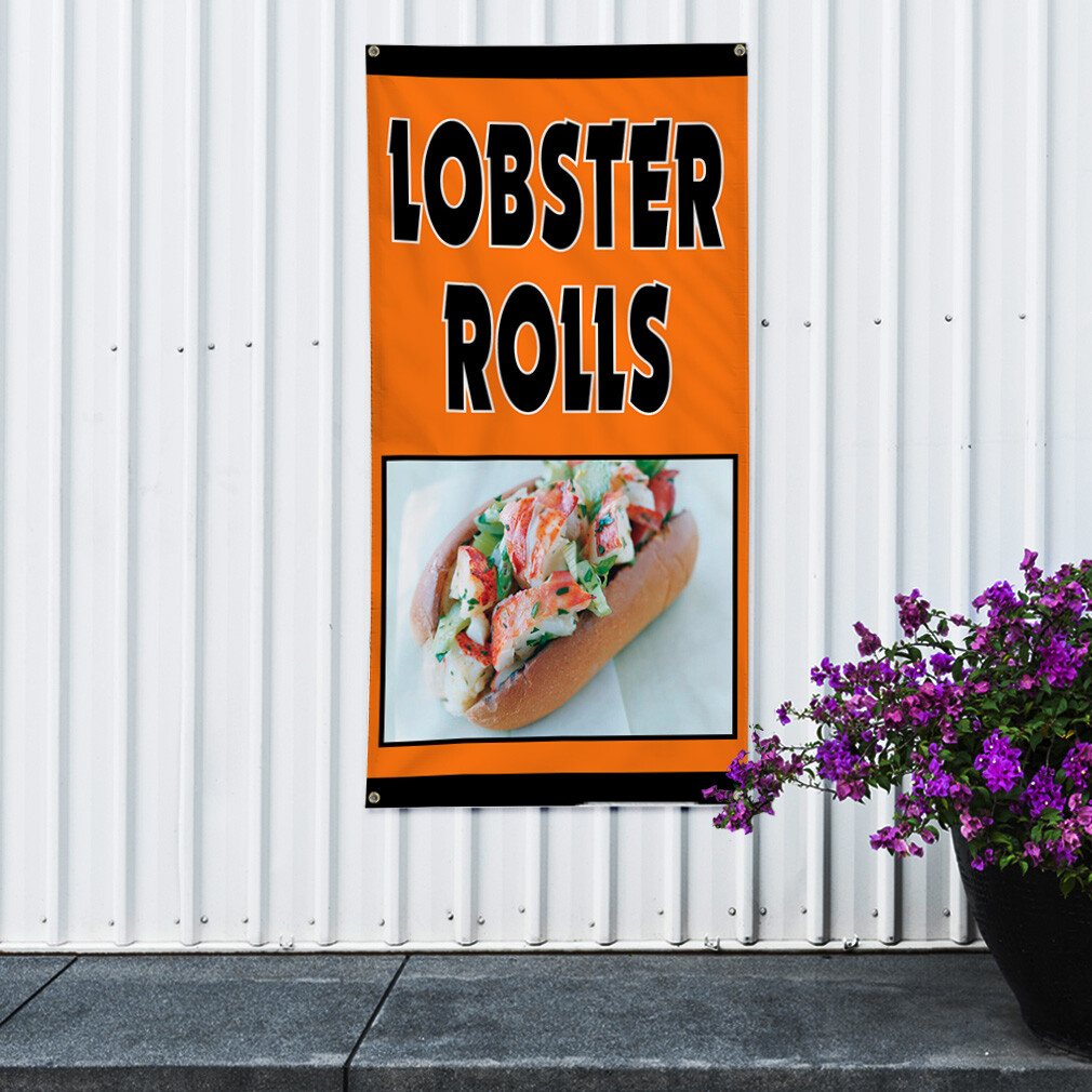 Vertical Vinyl Banner Multiple Sizes Outdoor Weatherproof Industrial Yard Signs