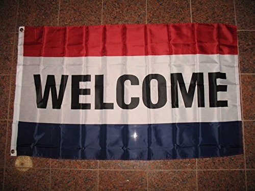 WELCOME Flag Business Banner Advertising Pennant Restaurant Sign 2×3 Foot FT New