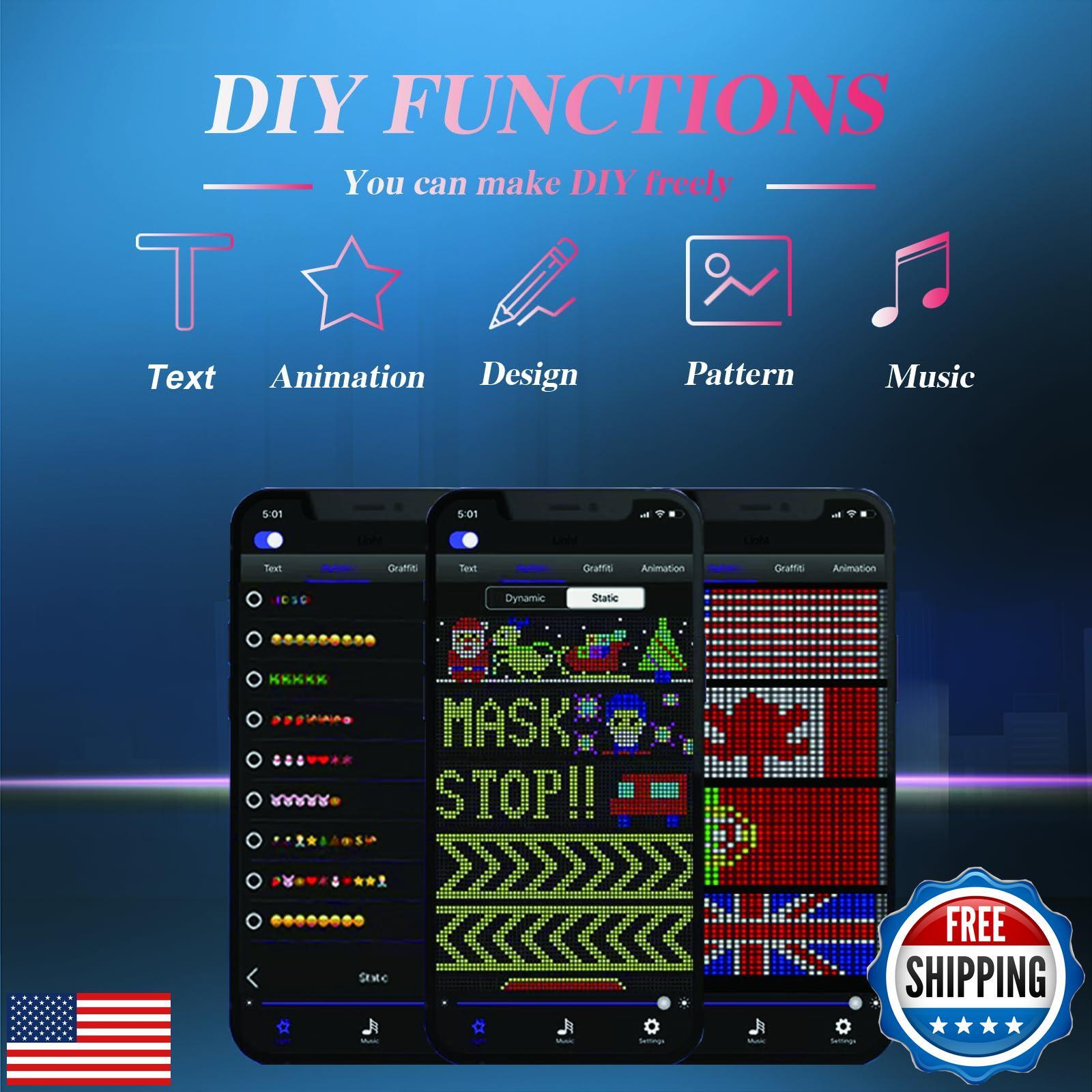 LED Car sign,Timelux programmable sign, Flexible Matrix panel LED Display and