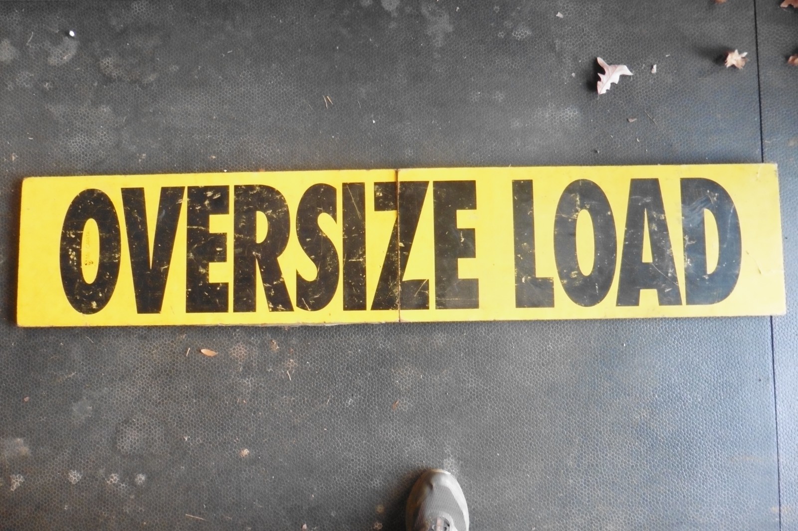 sign Oversized Load solid Wood 60&Prime; fold into 20&Prime; MANCAVE?