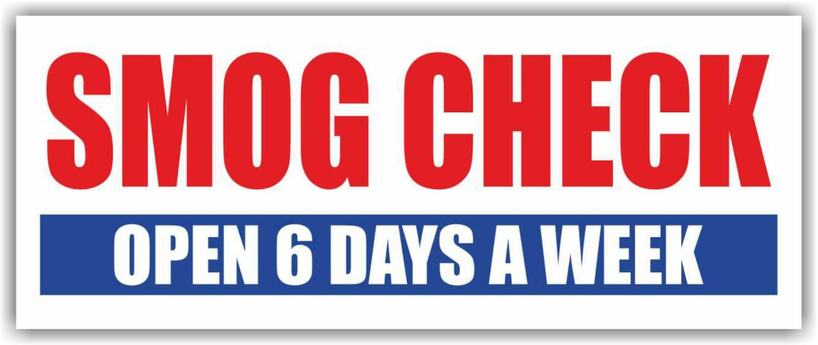 SMOG CHECK Advertising Banner Vinyl Mesh Sign auto repair service car diagnostic