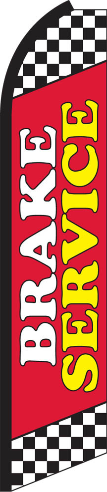 Brake Service Swooper Flag Feather Super Bow Banner