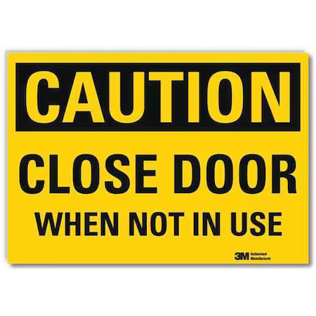 Lyle U4-1132-Rd_14X10 Safety Sign, 10X14in, Reflective Sheeting