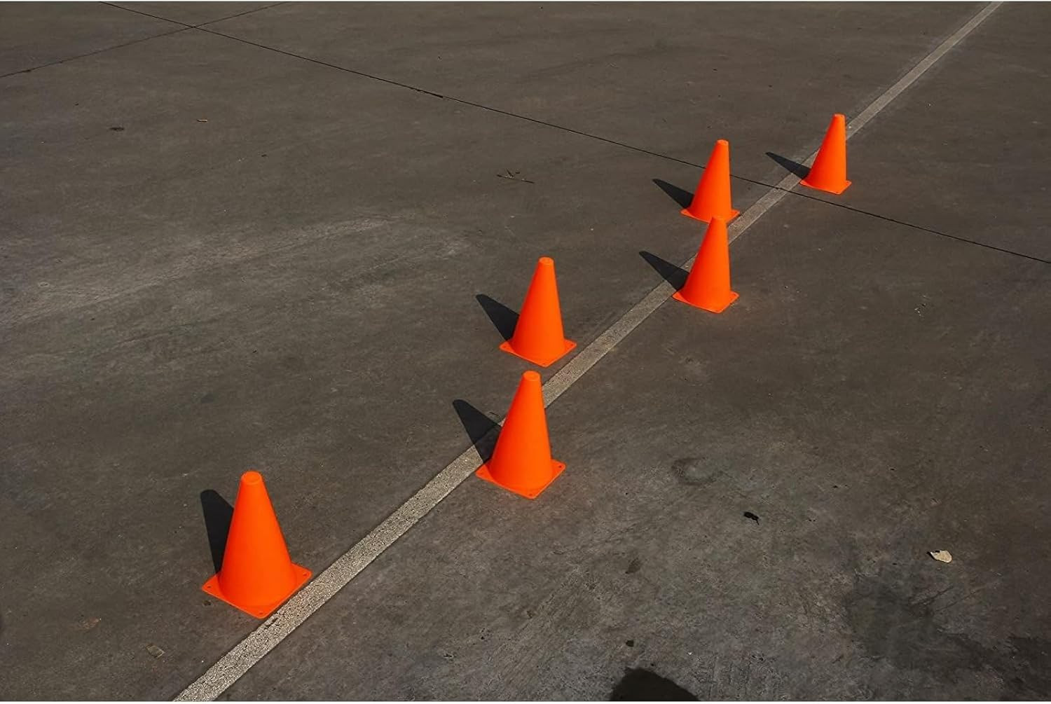 Juvale Motorcycle Practice Cones – 9&Prime; X 5.5&Prime;, Orange, 12-Pack – Cones for Parall