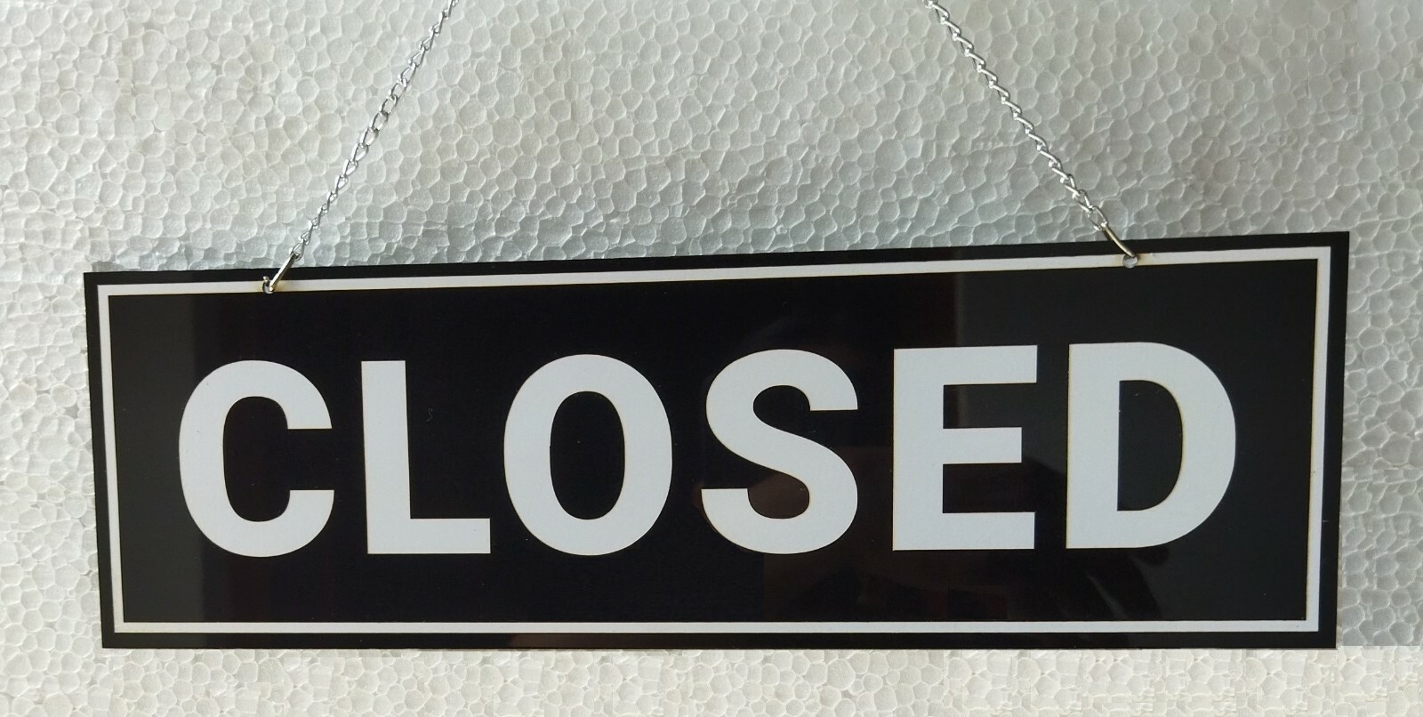 Open / Closed Sign, Hanging Sign, Shop Window / Door Sign, Acrylic, double sided