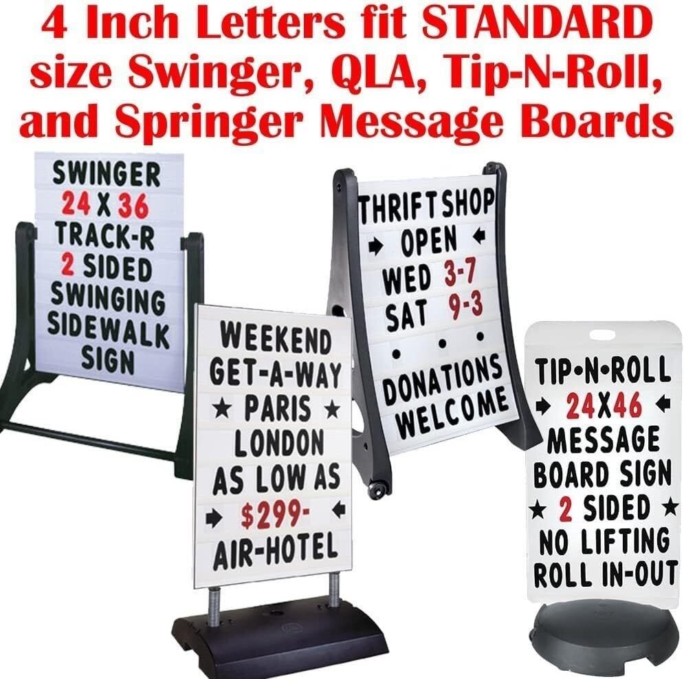 MagicMaster 4? Letters/Numbers/Symbols Set for Swinger/Springer sidewalk signs