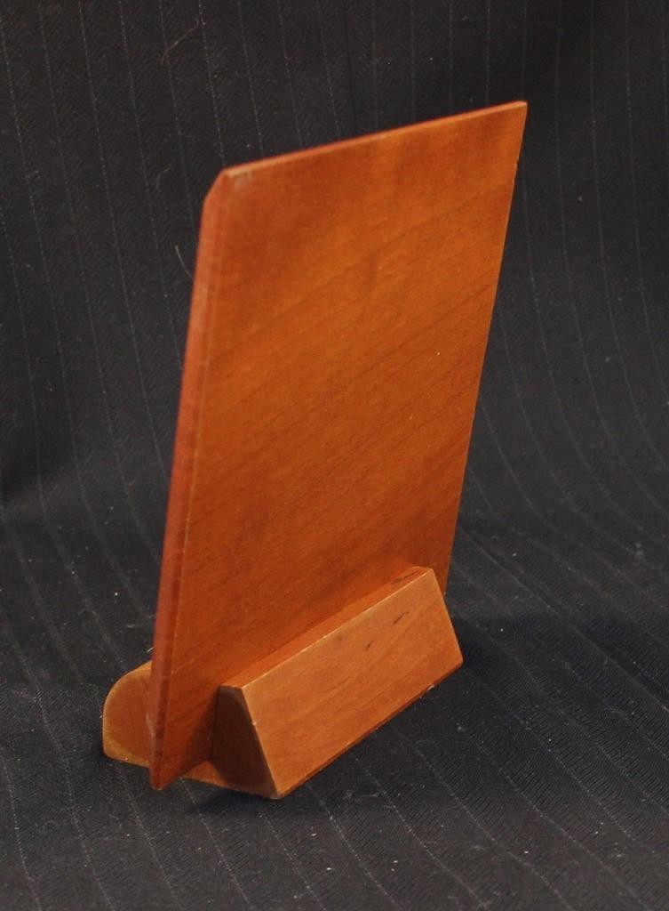 Hermes Advertising Sign with Wooden Base