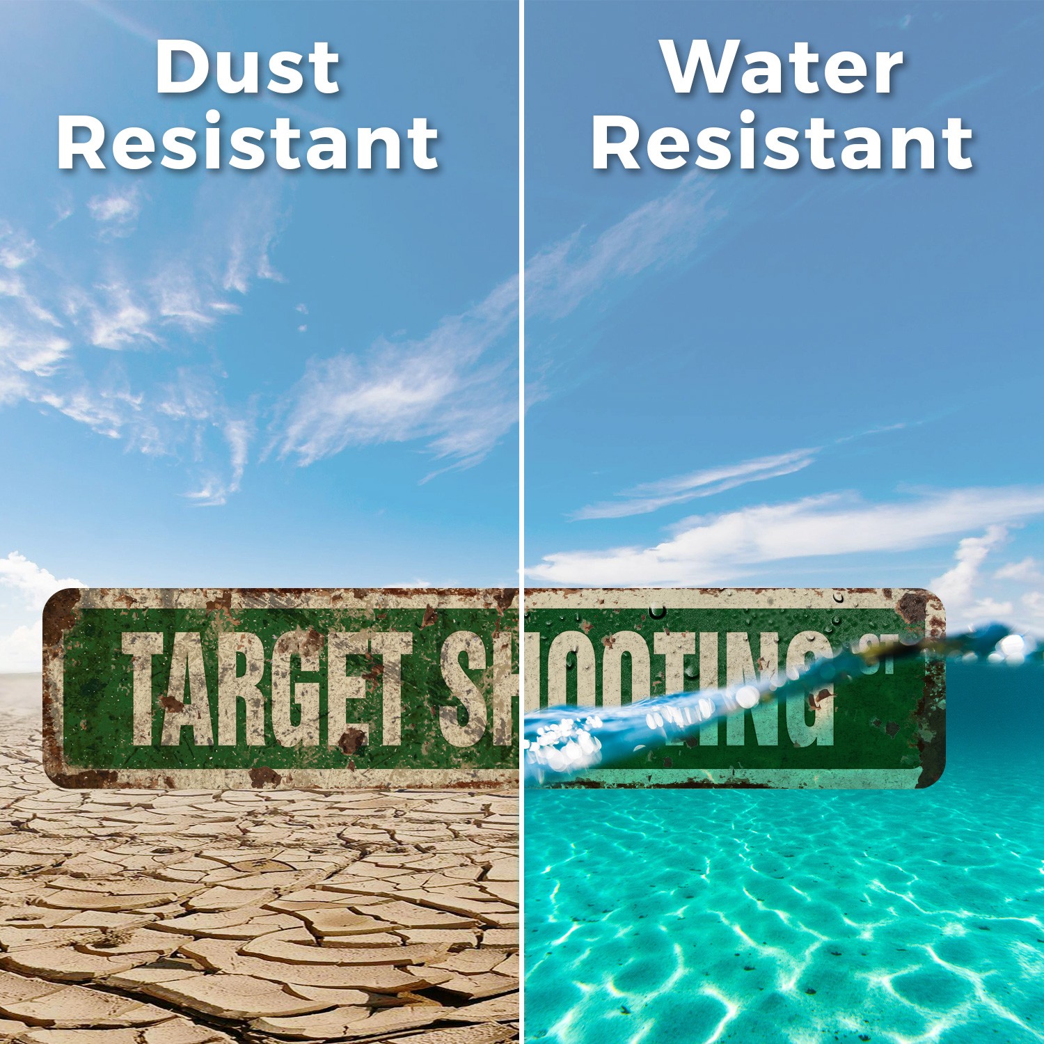 TARGET SHOOTING Vintage Style Street Sign Metal Plastic arrows guns rifles range