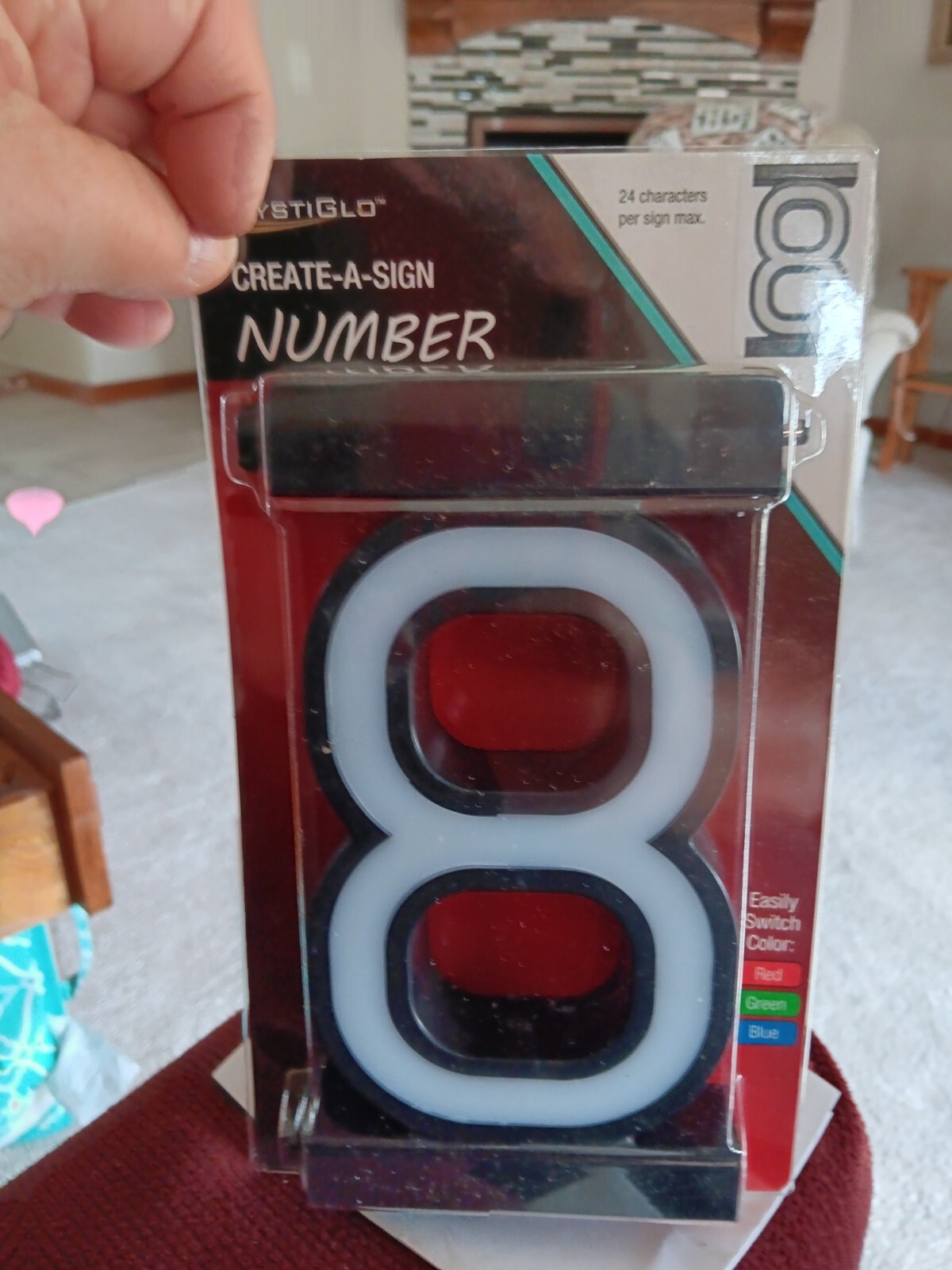 Mystiglo Business Signage For Store Create Sign 8 Color Light Number 8