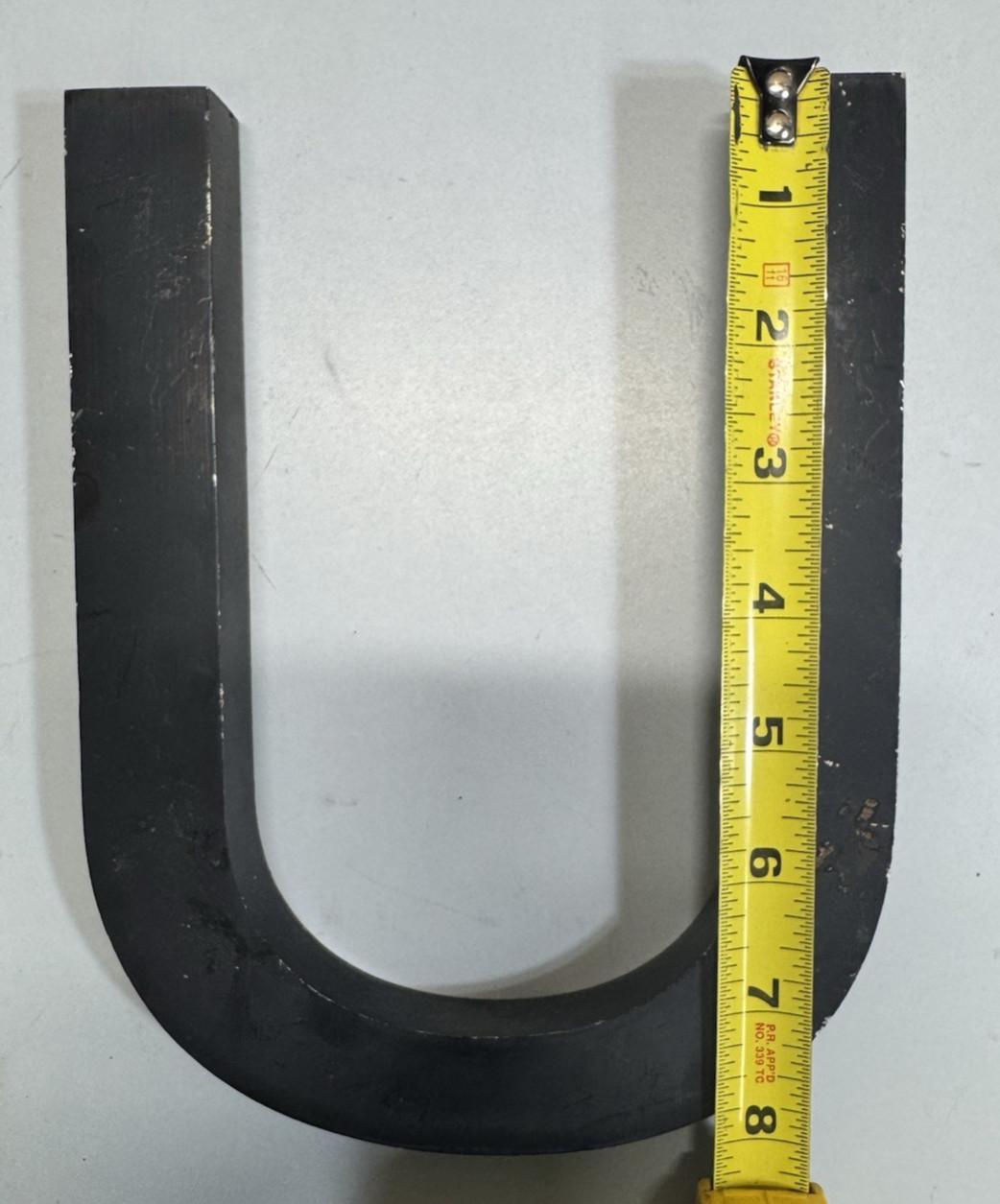 Gemini Inc 8” Cast Aluminum Architectural Letter Sign Black Commercial Letters