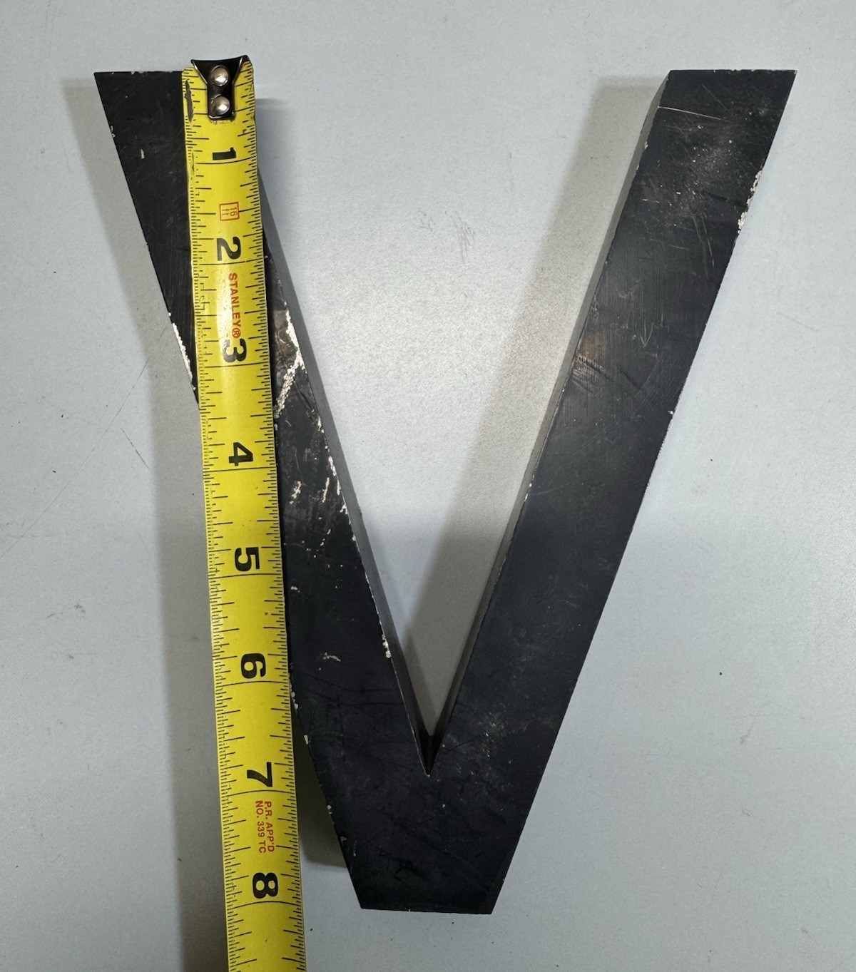 Gemini Inc 8” Cast Aluminum Architectural Letter Sign Black Commercial Letters