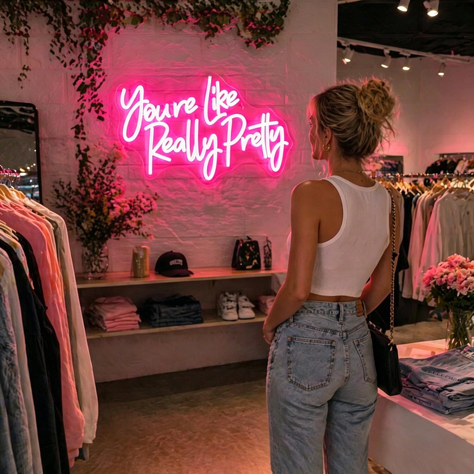 Neon Sign, Neon Signs for Wall Decor LED Signs Neon Light | You&rsquo;re Like Reall…