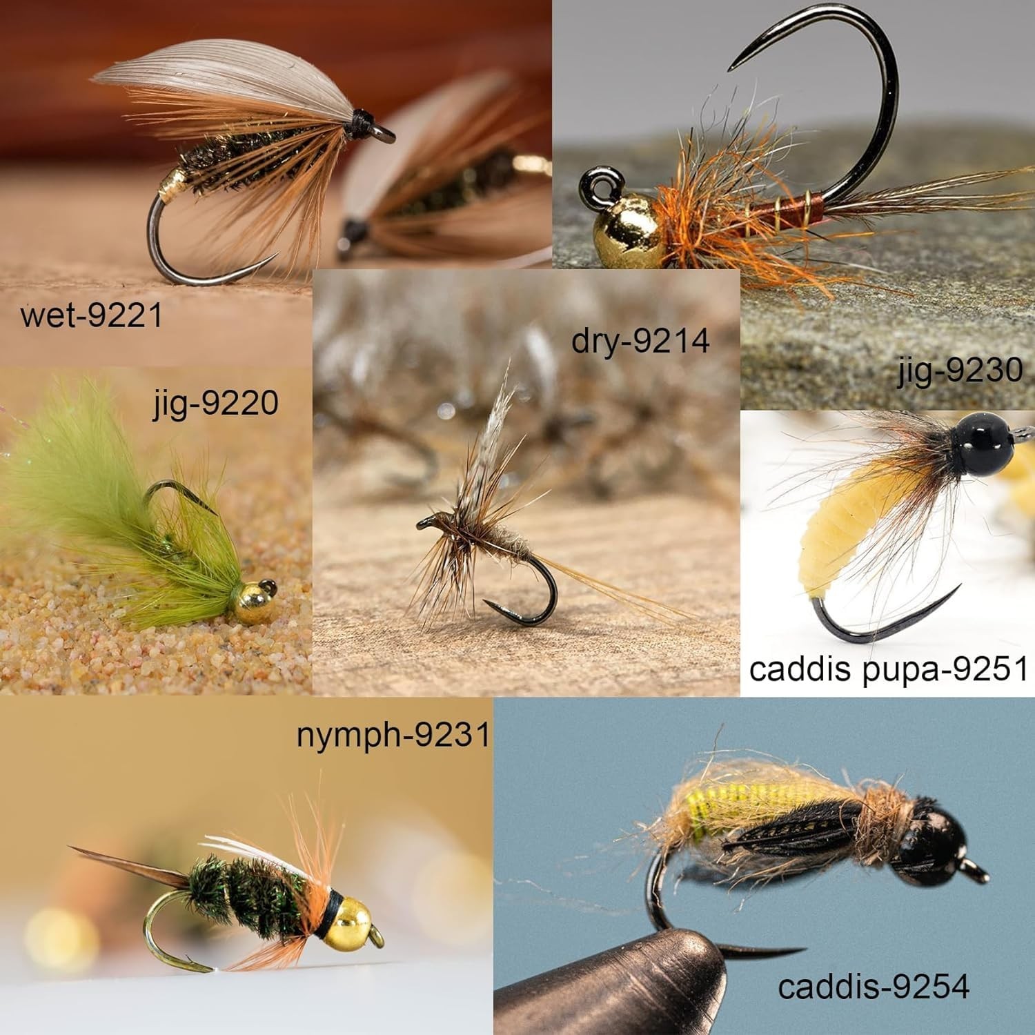 Eupheng 100pcs Barbless Fly Fishing Hooks Catch & Release Dry Nymph Shrimp Pu…