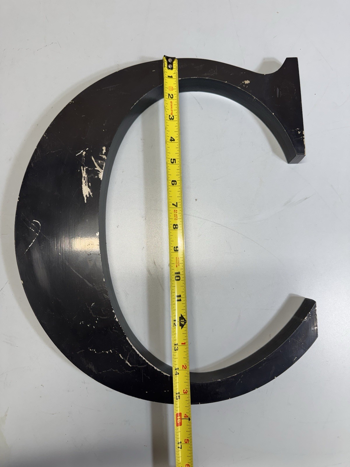 Gemini Inc 15” Cast Aluminum Architectural Letter Sign Black Commercial Letters