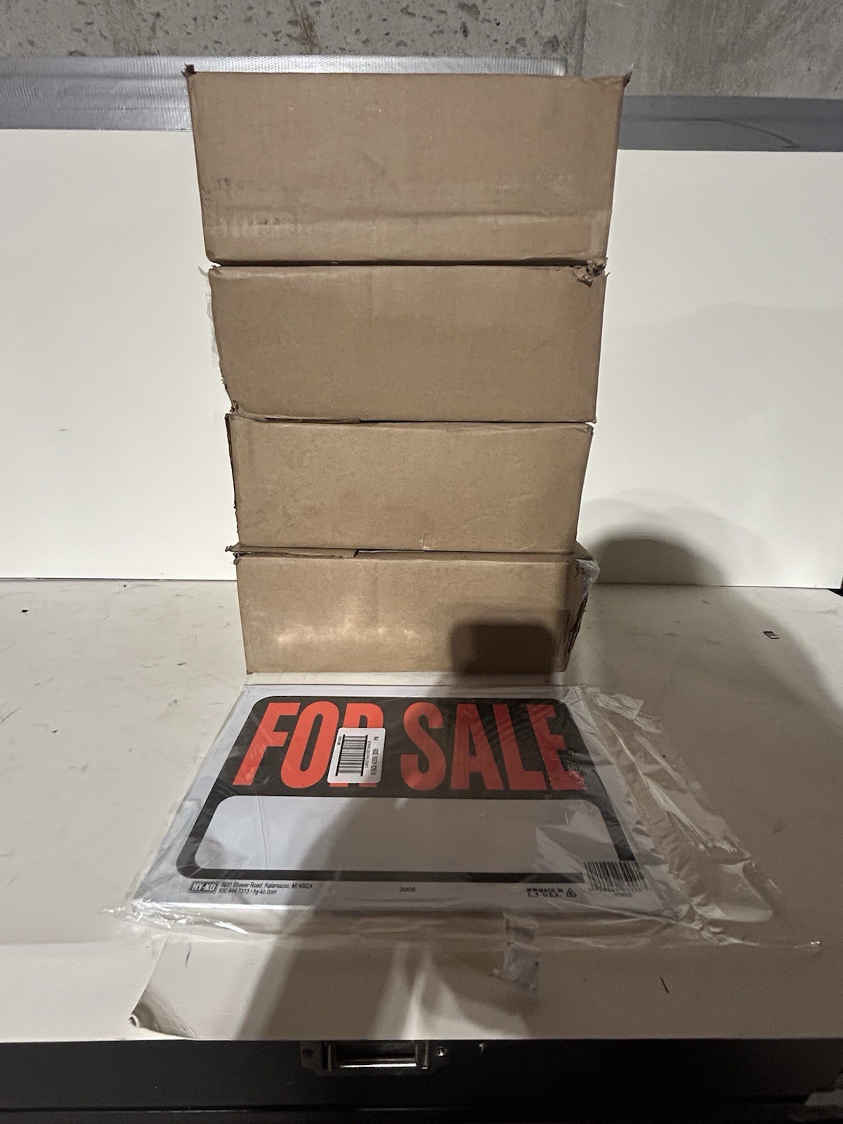 1200 PK FOR SALE Sign 9&Prime;x12&Prime; Weatherproof Plastic – Cars, Property, Garage sales