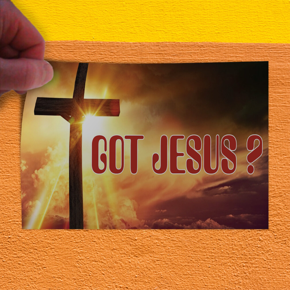 Decal Stickers Got Jesus Outdoor Advertising Printing Vinyl Store Sign Label