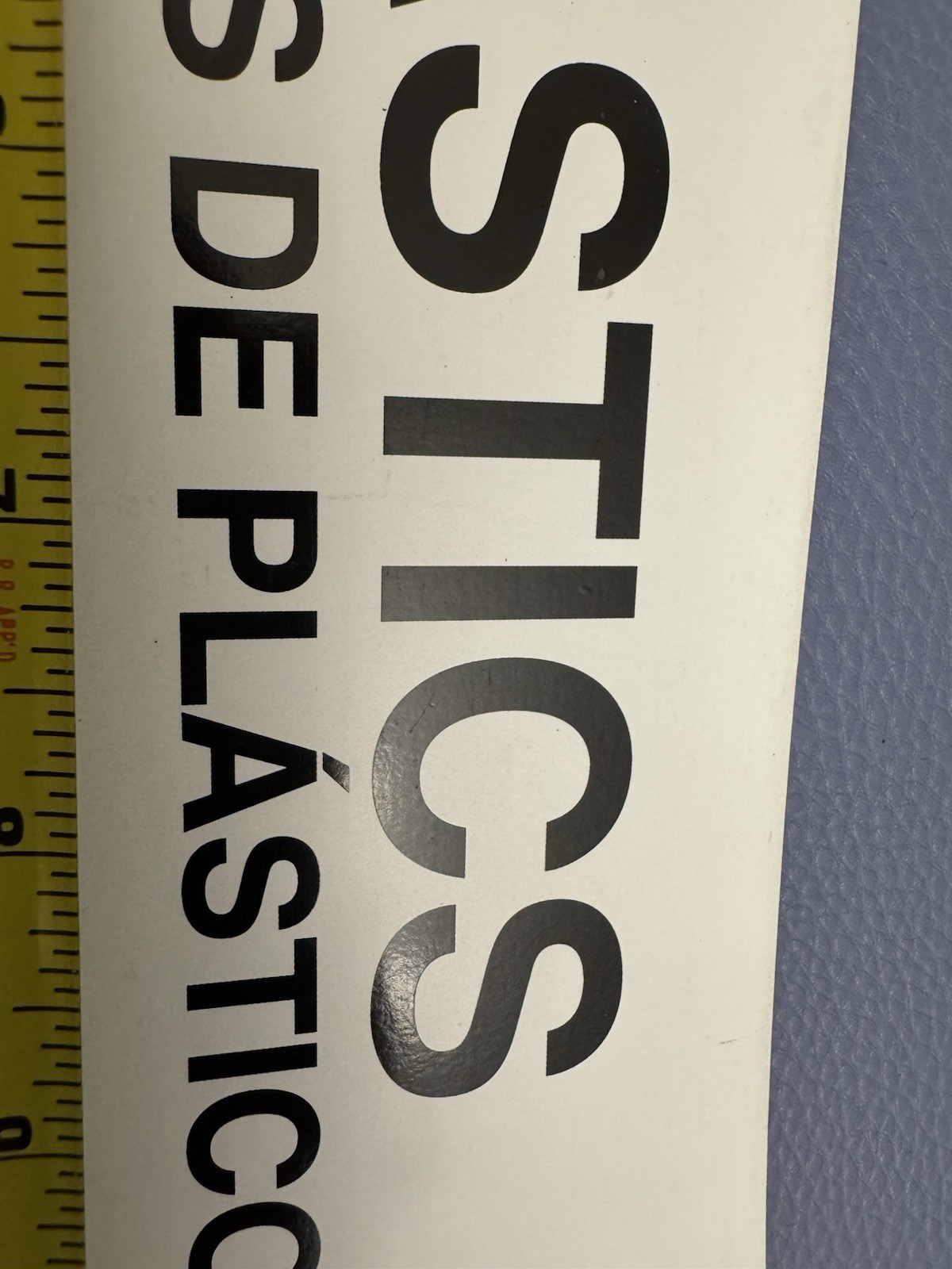 Lot 2 PLASTICS Big 12” Glossy Magnet Sticker Sign Retail Advertising Quality