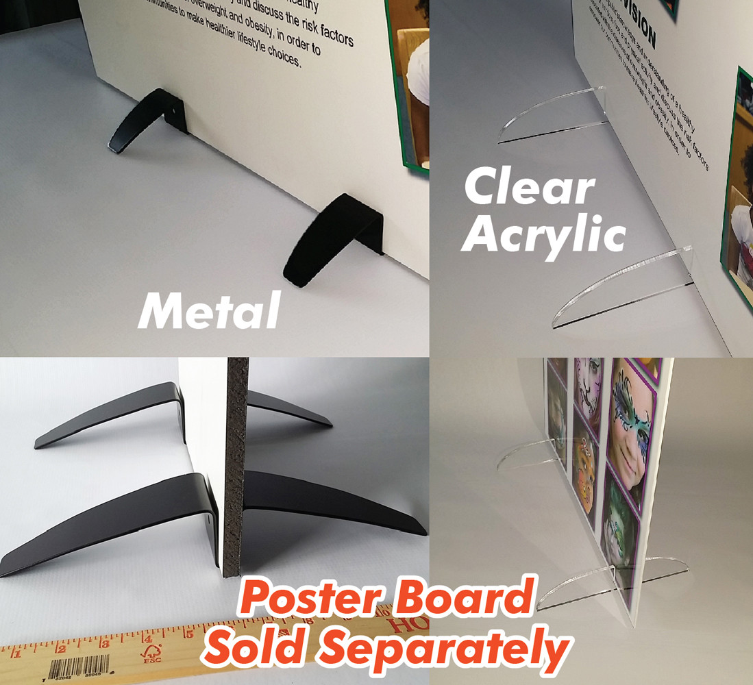 Poster board sign holder stand