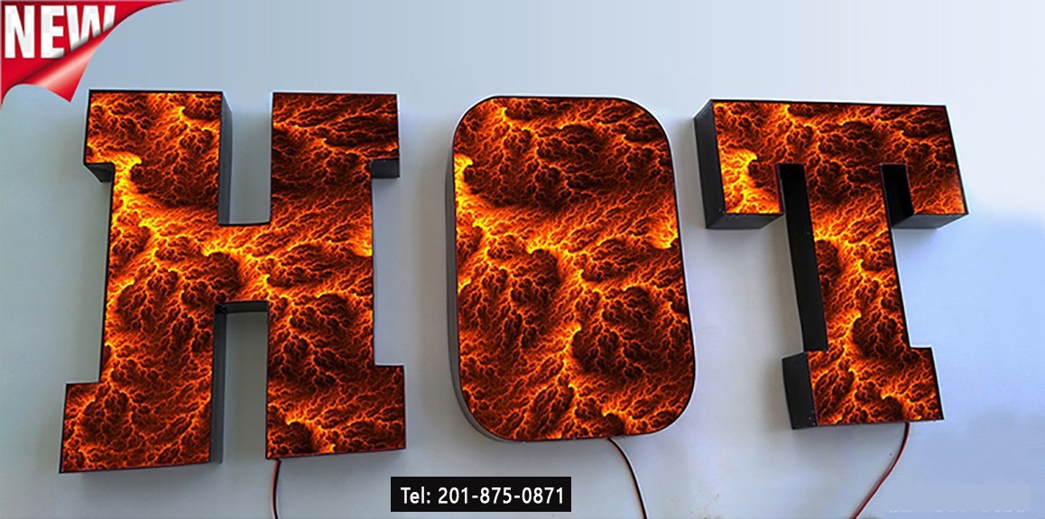 Custom made 3D Led Channel Letter Signs Storefront signage 20 Inches