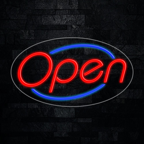 Open LED Neon Sign 28&Prime;L x 16&Prime;H #34020