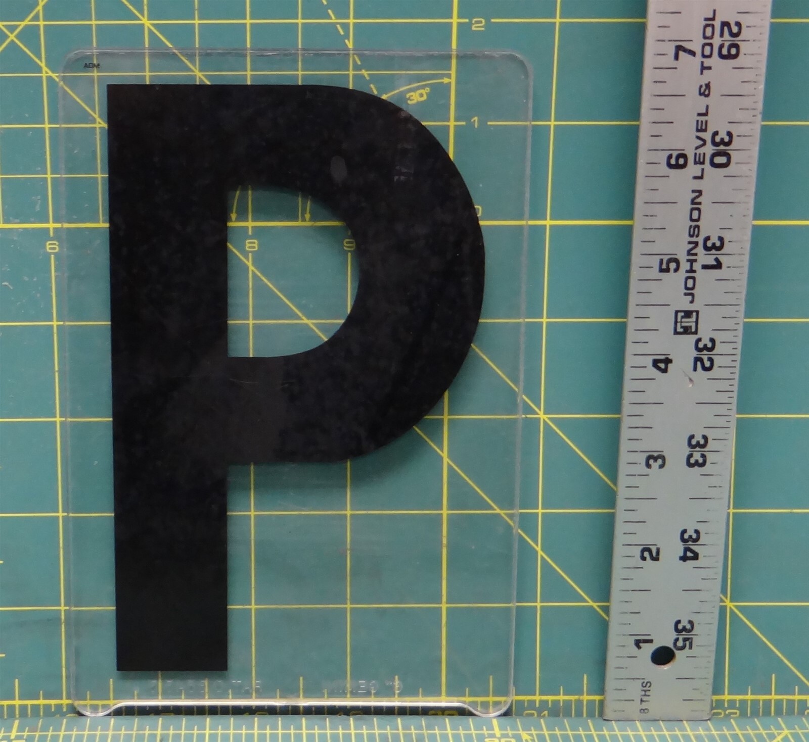 (P) 7&Prime; x 4-1/2&Prime; Acrylic Wagner Zip-Change Marquee Sign Changeable Letter