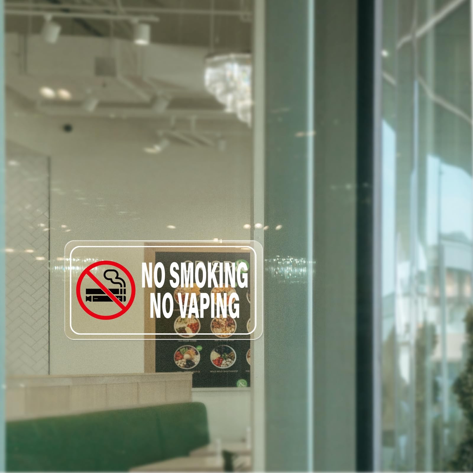 10 Pack 2×4 Inch No Smoking Sticker Self Adhesive Decals for Vehicles Cars