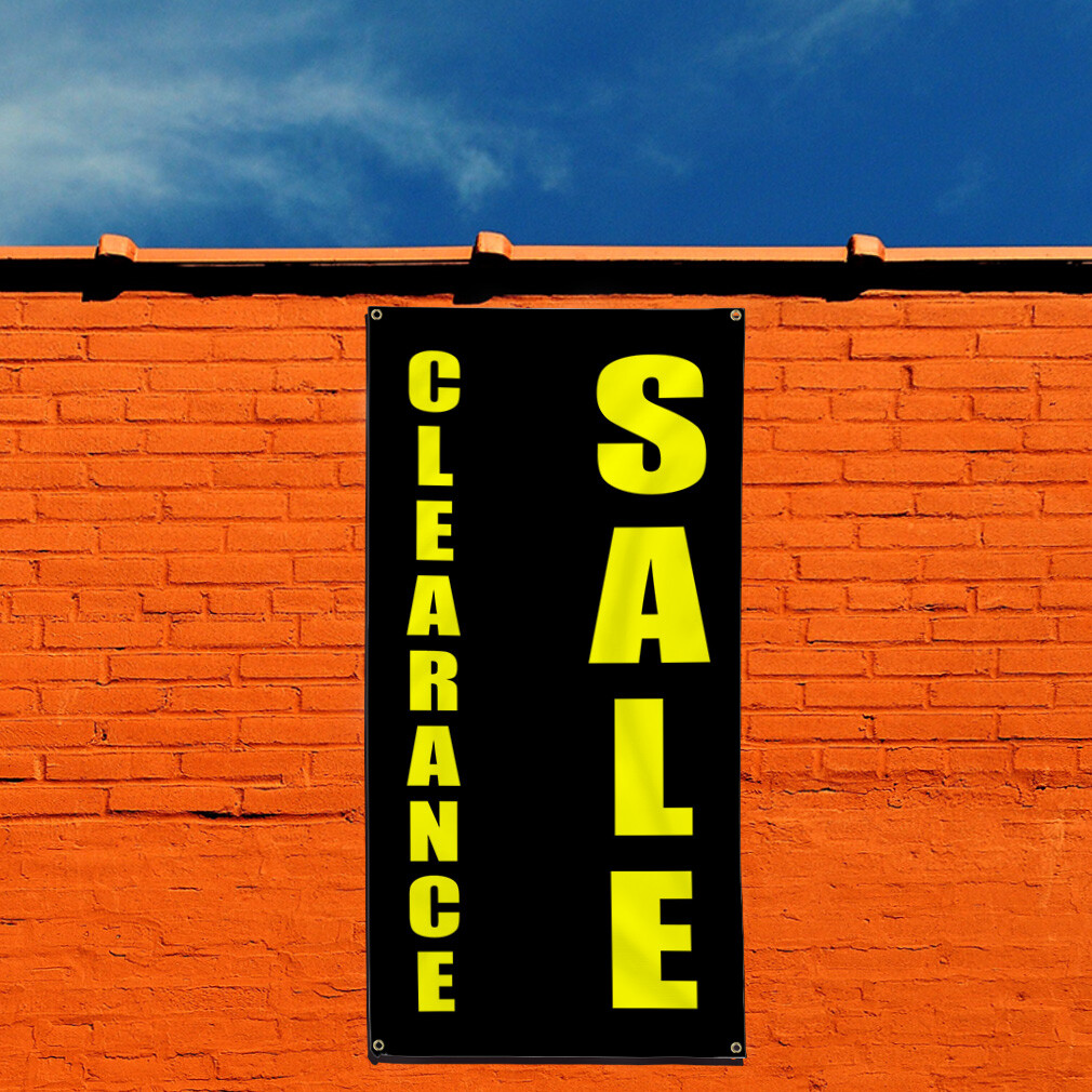 Vertical Vinyl Banner Multiple Sizes Closing out Deal C Business Outdoor