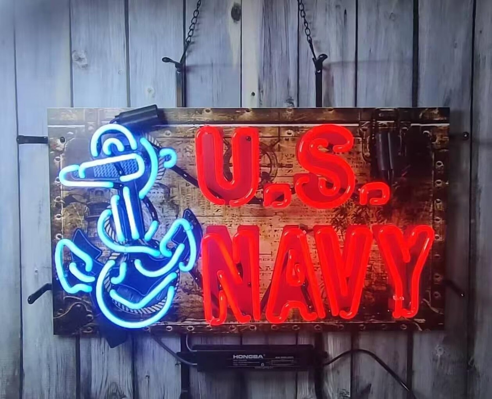 Neon Sign Compatible For Us Navy,Real Glass Neon Light For Home Bar Man Cave …