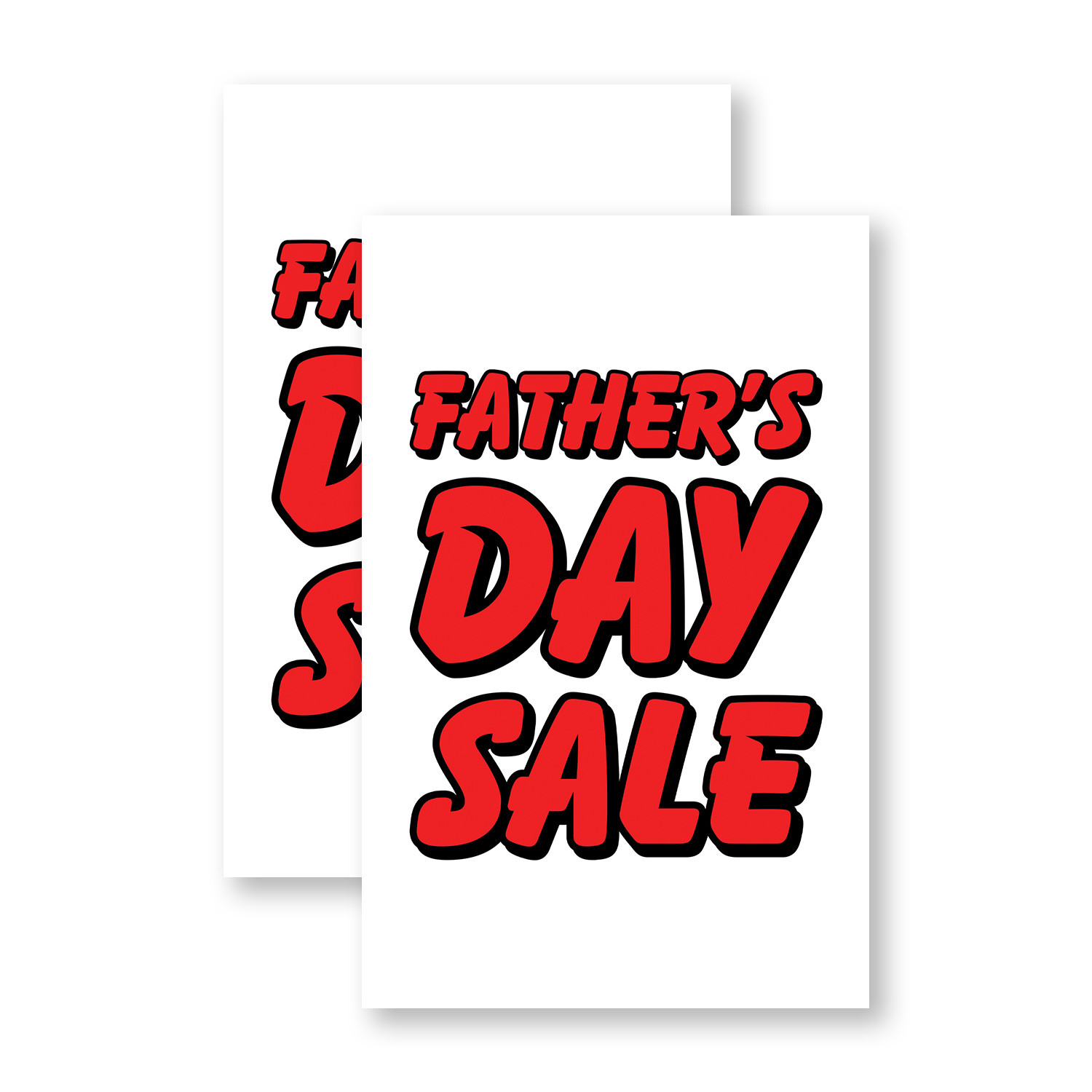 Fathers Day Sale Heavy Duty A-Frame Sidewalk Sign Special Offers Retail Gift Big