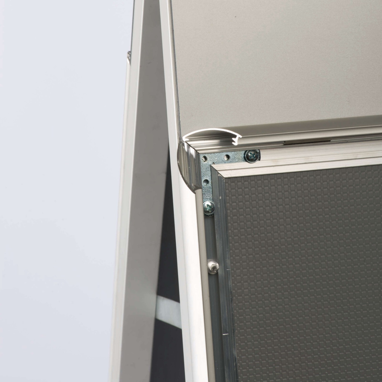 Double Sided Sandwich Board Silver A-Frame 30×40&Prime; Sidewalk Aluminum Sign Holder