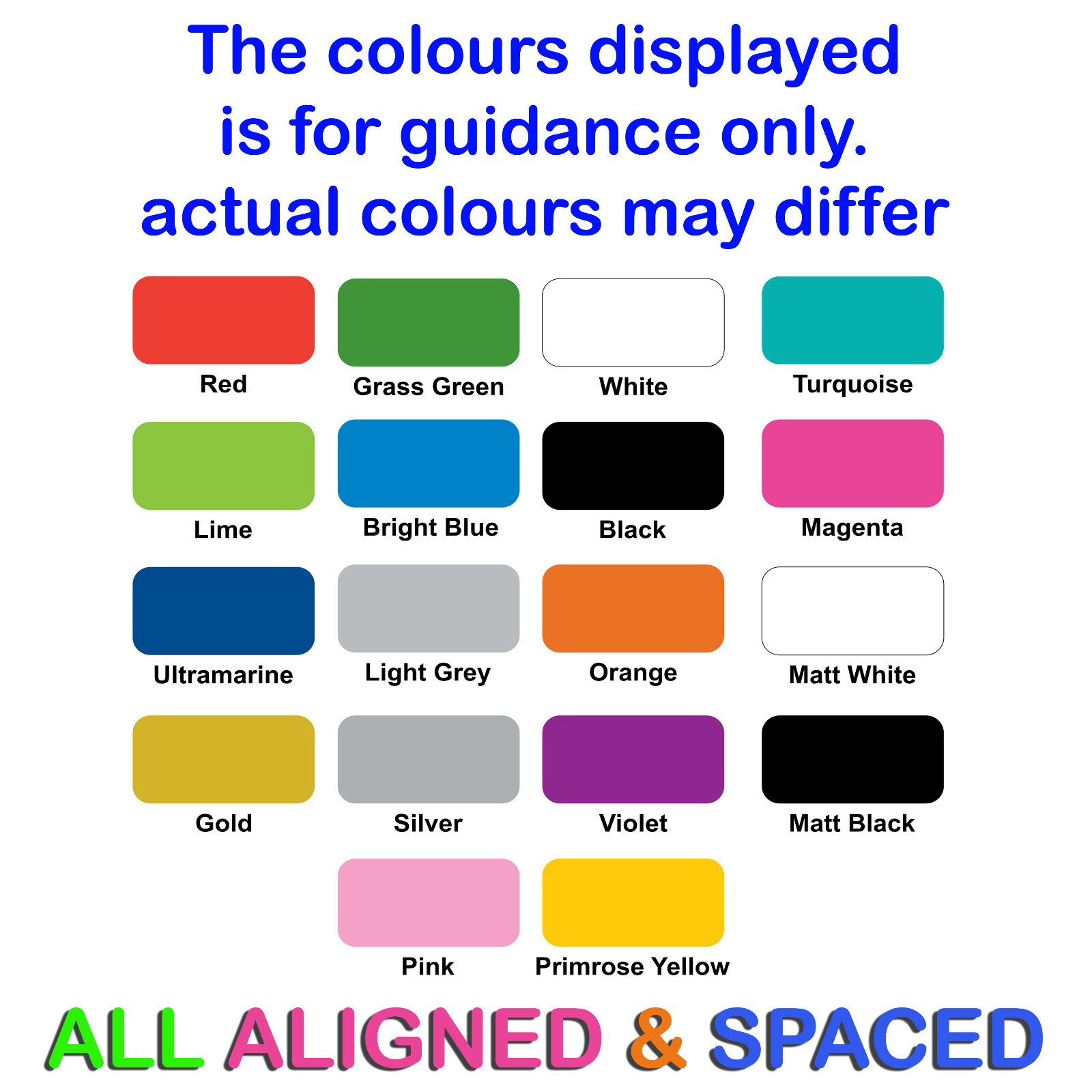 Sticky Vinyl Lettering For Signs Cars, Boats Etc. Good Value!!