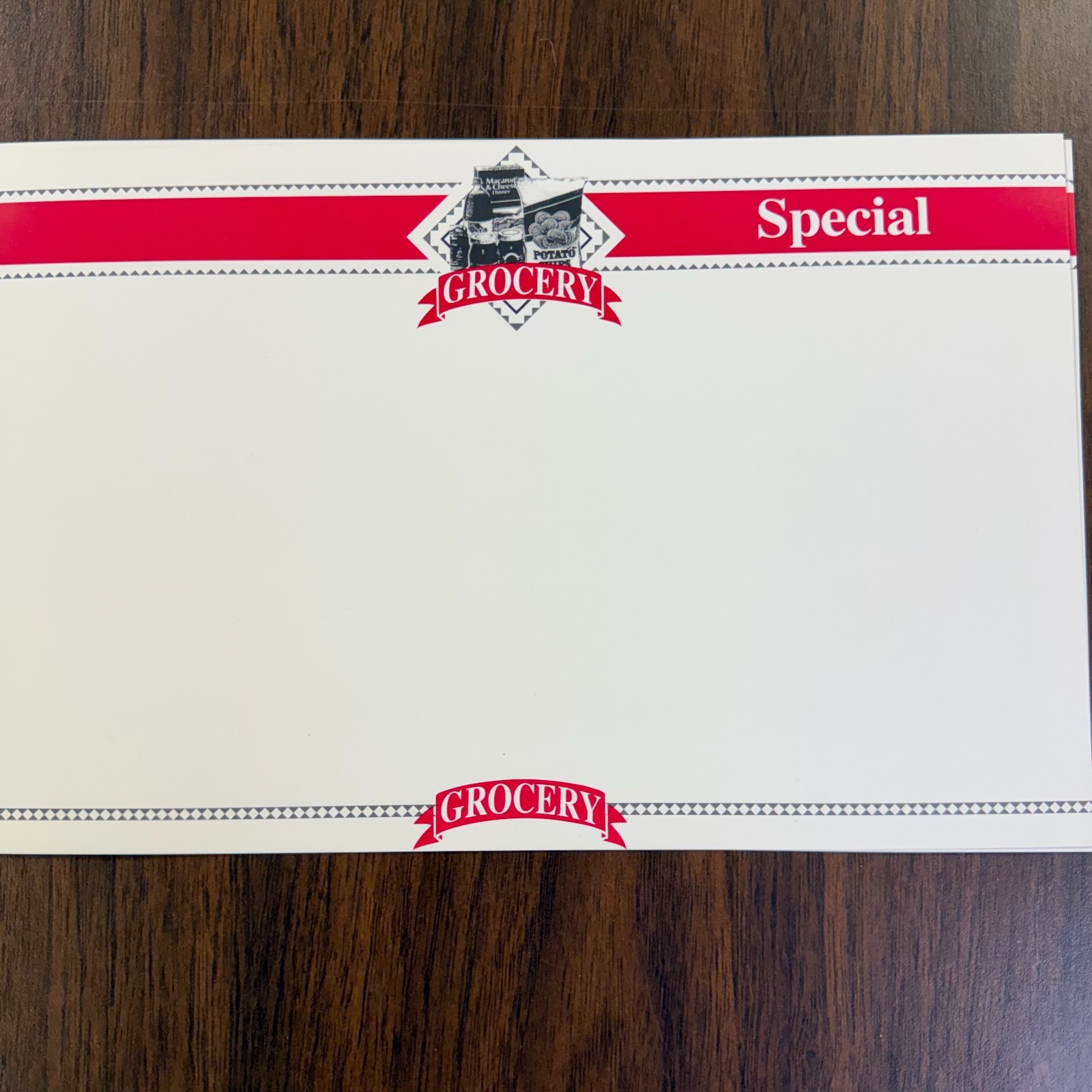 Grocery Special Price Signs -Shelf Card -Price Cards 11&Prime;W x7&Prime;H-50pcs