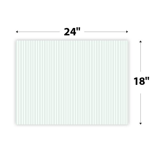 30 Pack White Signs 18&Prime; x 24&Prime; x 4 mm Corrugated Plastic, Write Your Own Messages