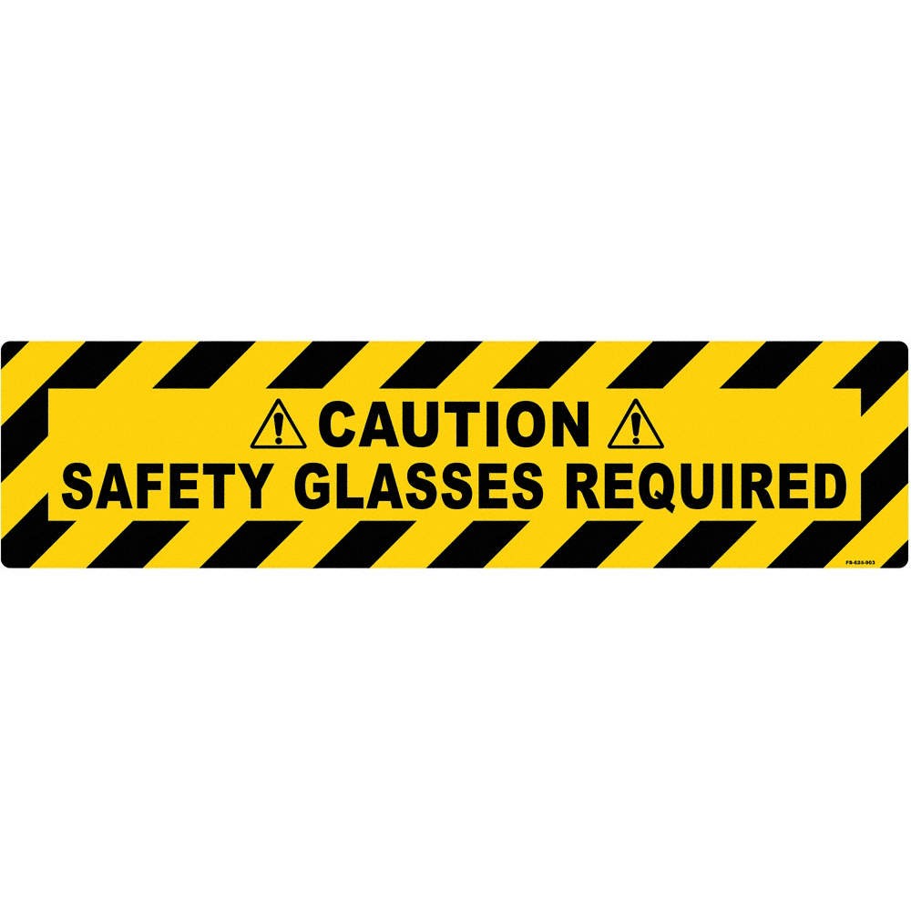 STRANCO INC FS-624-903 Anti-Slip Floor Sign,6 in x 24 in,Vinyl 484P46