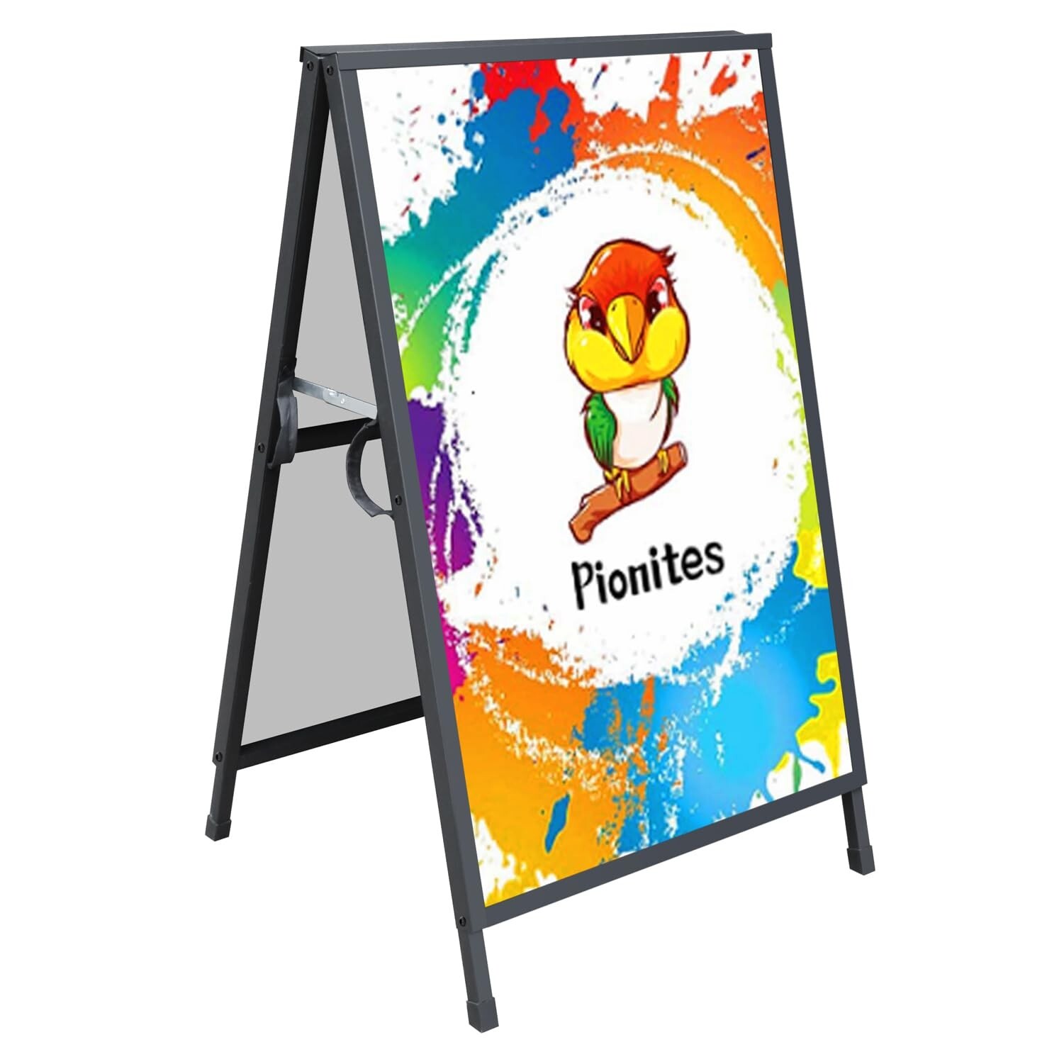 Heavy Duty Slide-in Folding A Frame Sign Sidewalk Sign 24x 36 Inch Sandwich B…