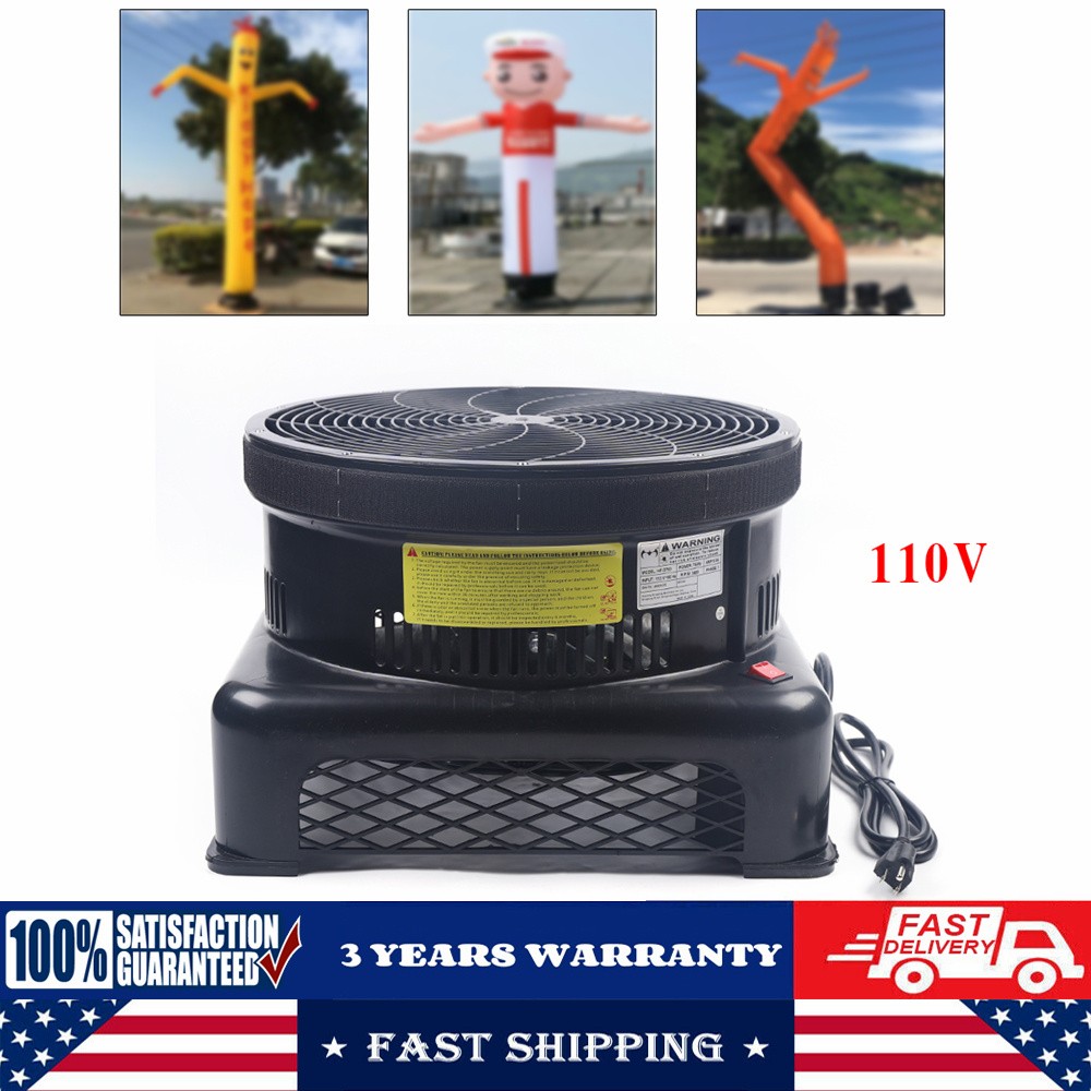 18&Prime; Air Blower Fan Fit Outdoor Inflatable Dancer Wind Tube Man Puppet Fly Guy