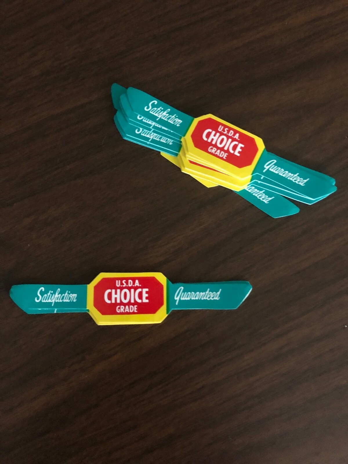 BOGO **USDA Choice Satisfaction Guaranteed Coated Paper Labels-500-Meat,Butcher