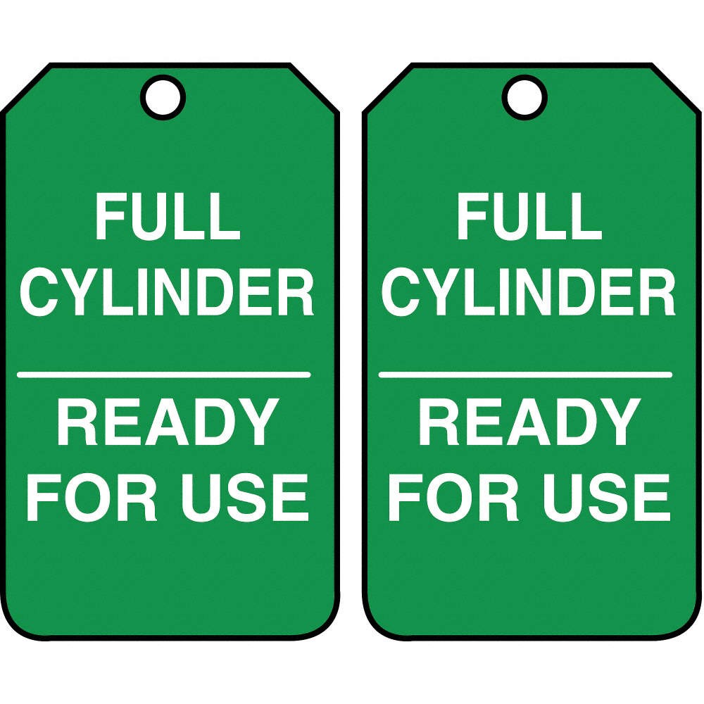 ACCUFORM MGT203CTP Safety Tag,5 3/4in H,3 1/4in W,PK25 43Z323