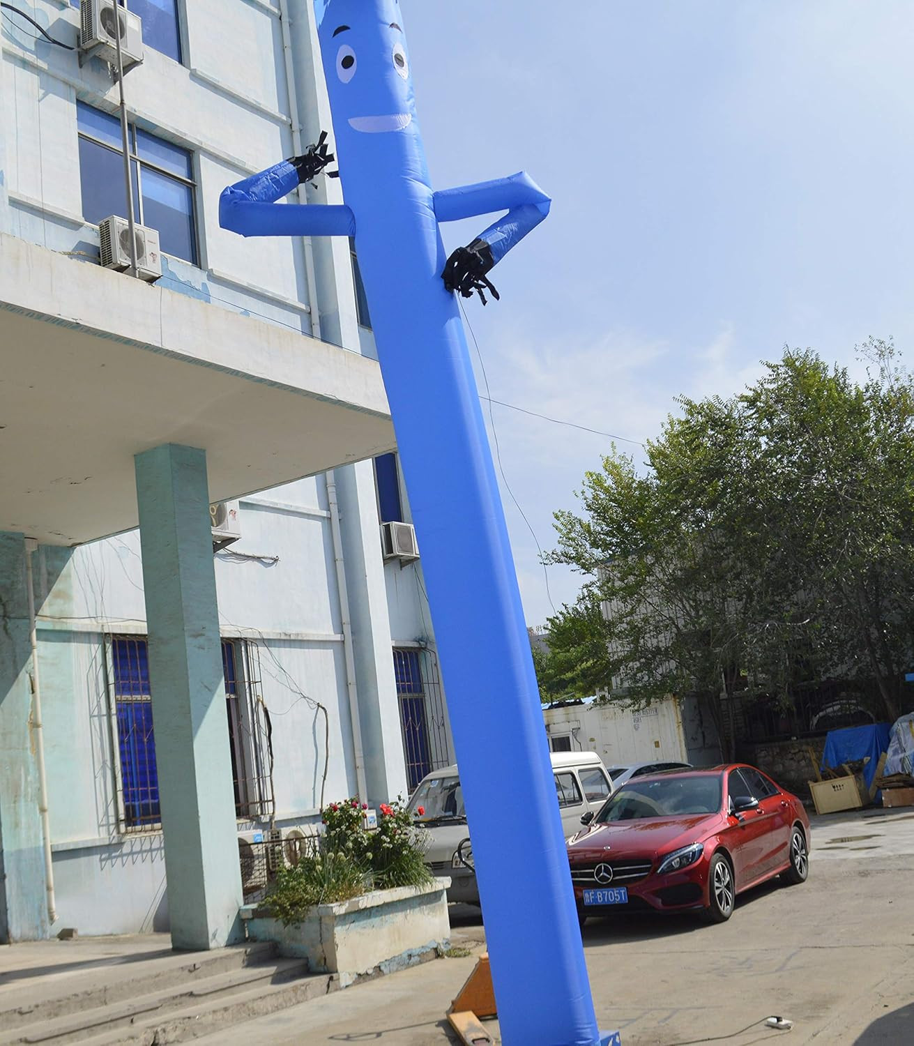 INTBUYING 20Ft Air Inflatable Tube Dancing Wind Dancer Dancing Sky Puppet Arm Fl