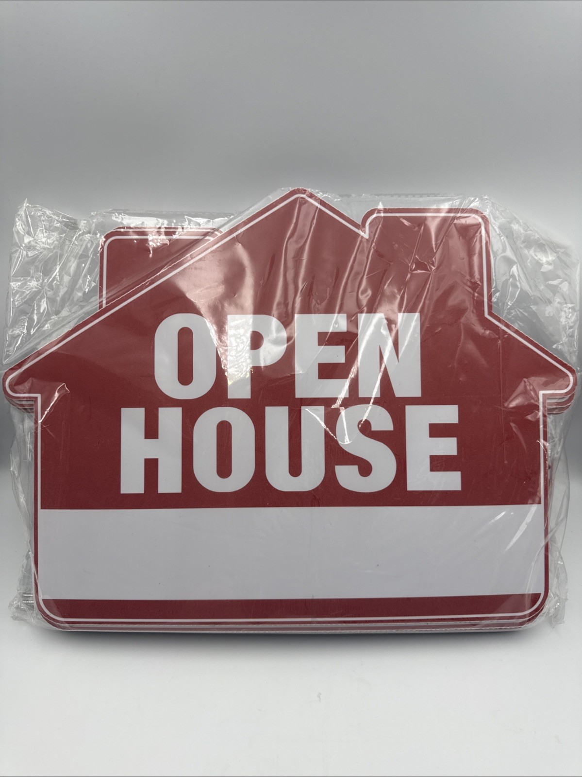 Open House Signs 5 Pack 16&Prime; x 12&Prime; Double-Sided Yard Signs with Metal H Stakes…