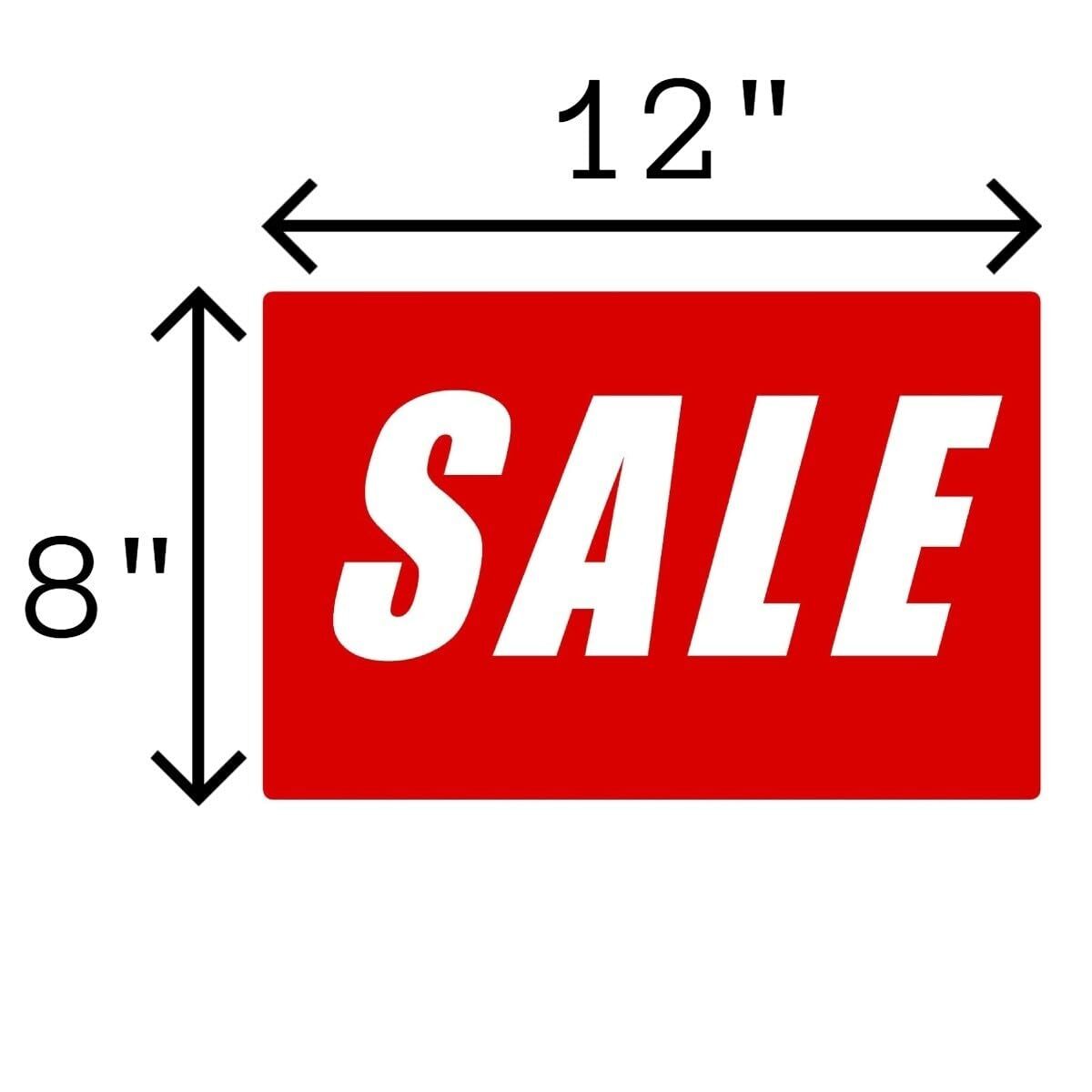 Sale Business Retail Counter Informational Sign | Plastic | 12&Prime;w x 8&Prime;h