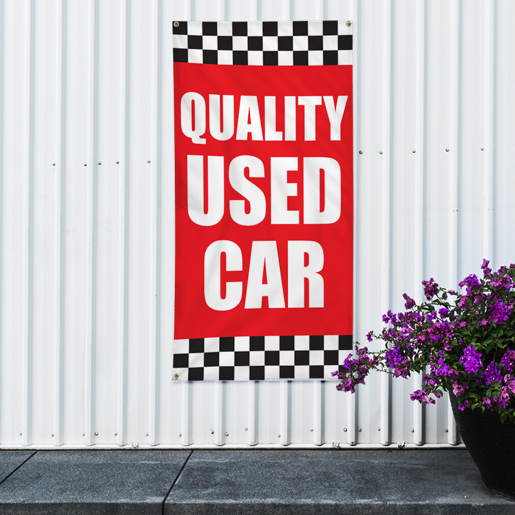 Vertical Vinyl Banner Multiple Sizes Business Weatherproof Industrial Yard Signs