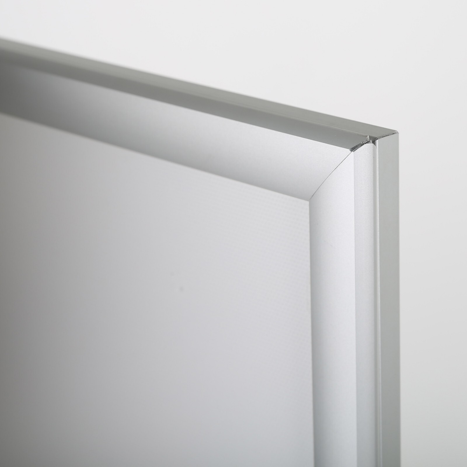 LEDbox LED Backlit Poster Frame, Silver, Aluminum, Photo, Picture, Sign Holder