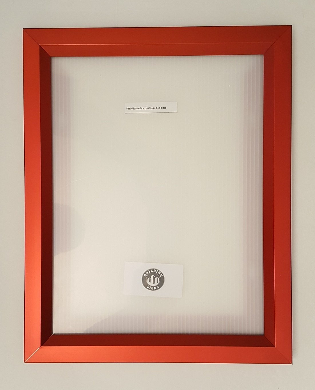 Inspection frame 8.5&Prime; X 11&Prime; RED ( Heavy Duty – Aluminum)-REF24-1027