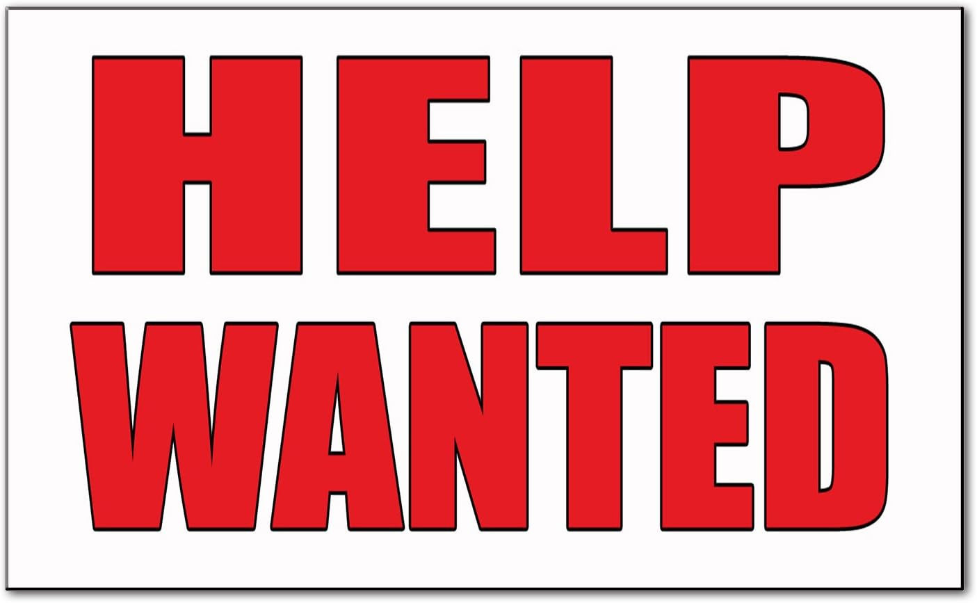 Help Wanted Auto Body Shop Car Repair Car Door Magnet Sign 12X9 Inches Set of 2
